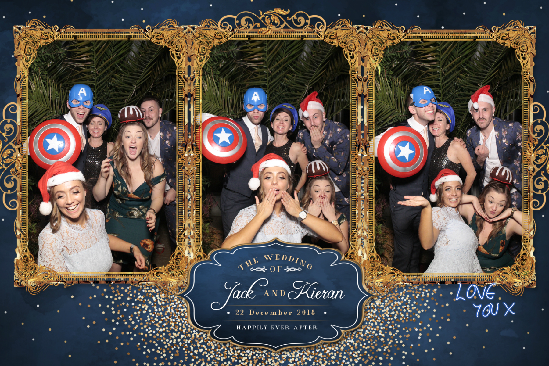 Jack and Kieran's Wedding | View more photos from the event at gallery.myphotoboothexperience.co.uk/u/MyPhotoBoothExperienceLtd/Jack-and-Kierans-Wedding